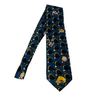 Vintage Looney Tunes Bugs Bunny Sylvester Elmer Fudd Tie